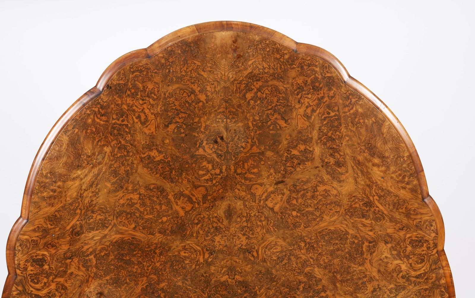 1750.0 Antique Burr Walnut Oval Tilt Top Loo Dining Table Circa 1860 19th Century photo