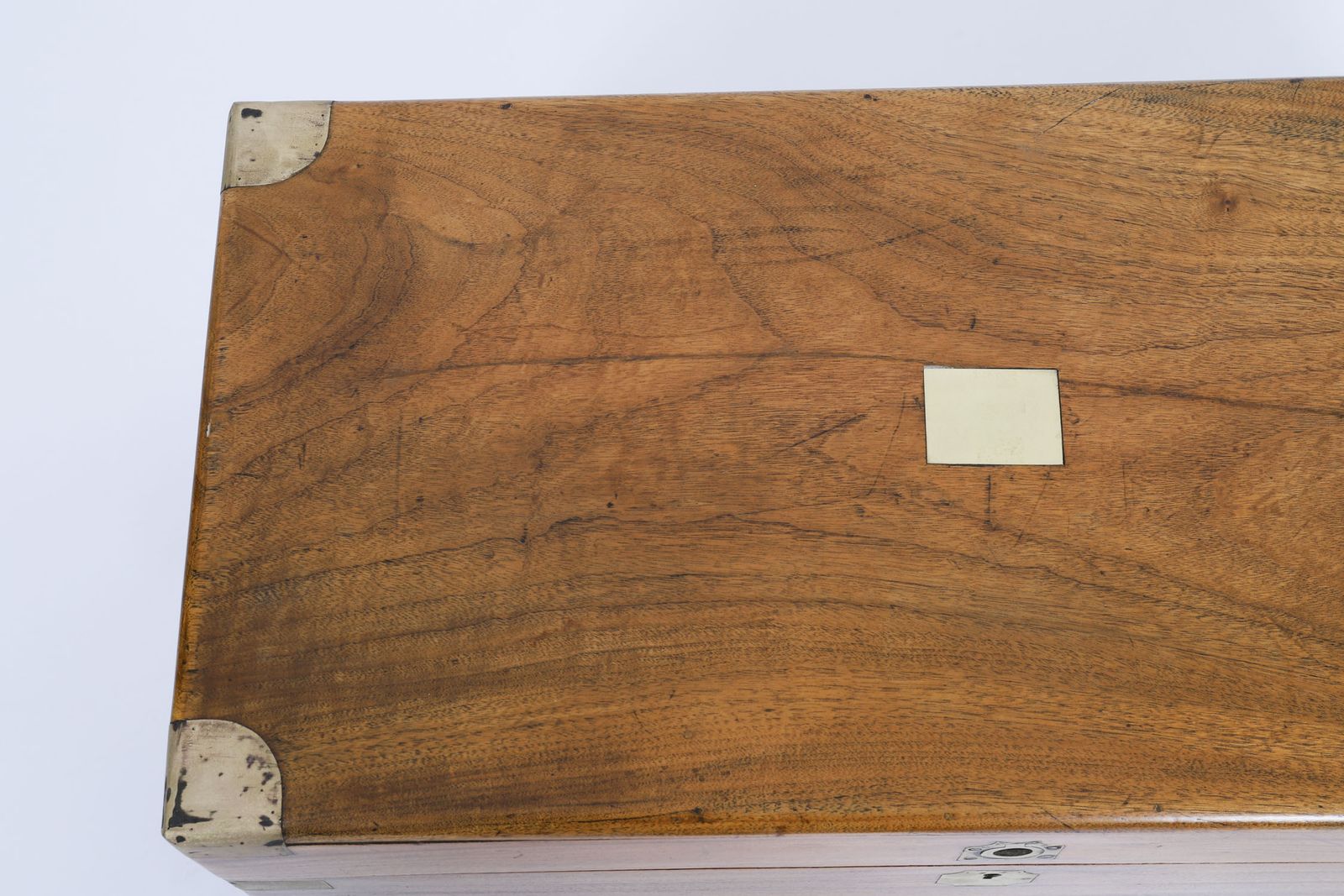 photo furniture Petit Military Campaign Camphorwood Trunk Coffer Early19th C