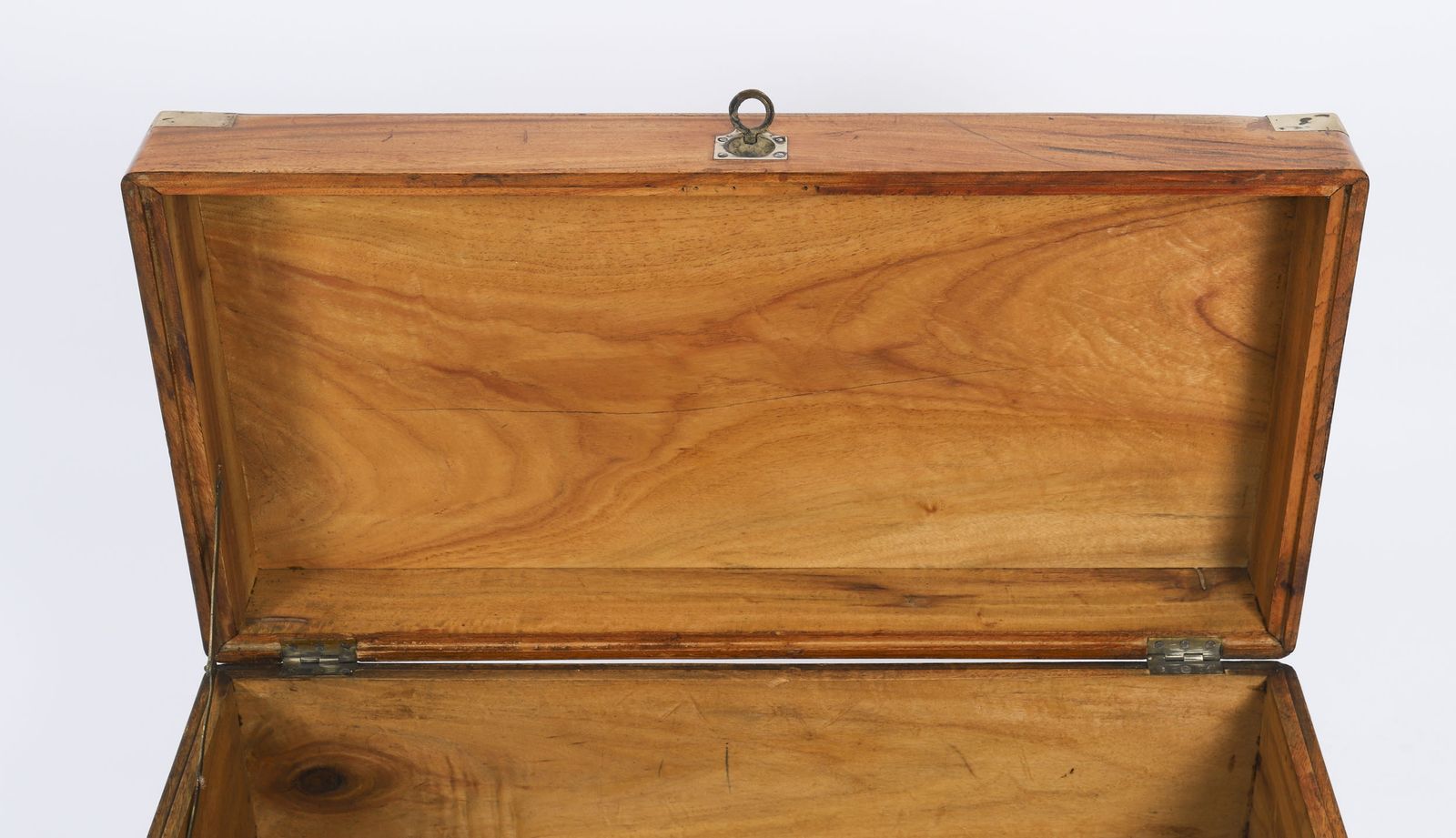 photo vinterior Petit Military Campaign Camphorwood Trunk Coffer Early19th C