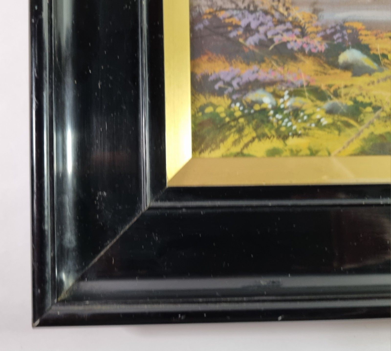 photo furniture Early 20th Century Gouache Watercolour Painting Landscape Framed  By J. Monti