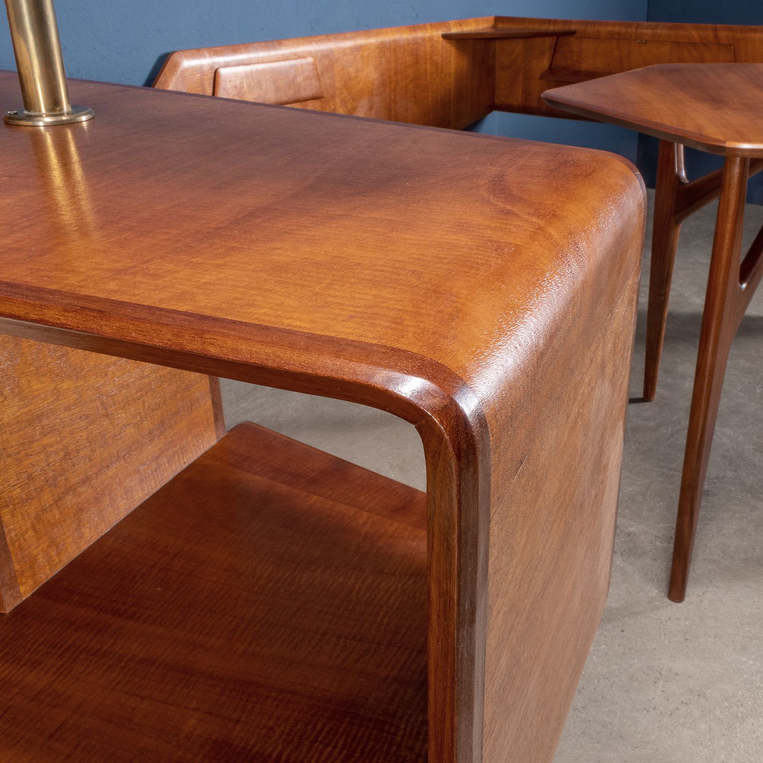 Vintage Living Room Furniture Unique Piece Mahogany Veneer 1950s photo 8350.0