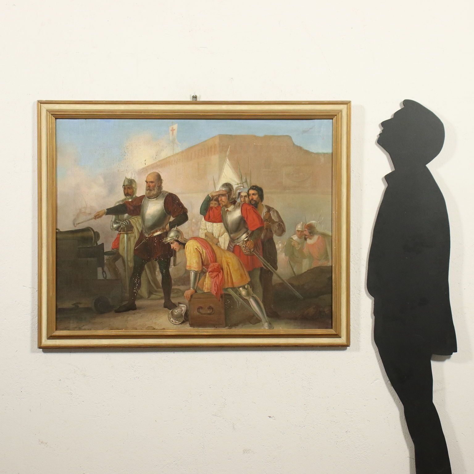 Giovanni Boni Oil On Canvas 19th Century photo furniture