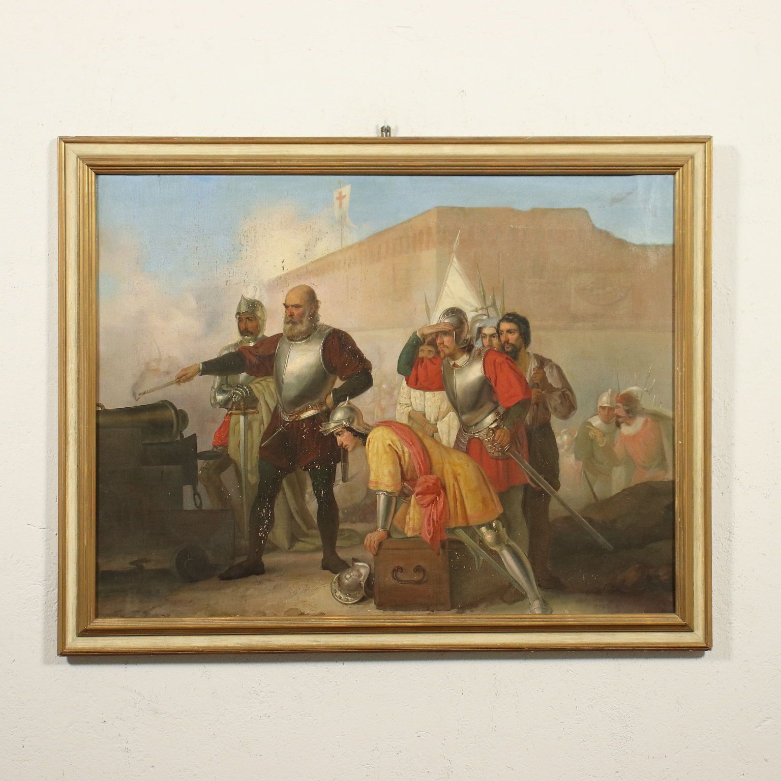 Giovanni Boni Oil On Canvas 19th Century photo for sale