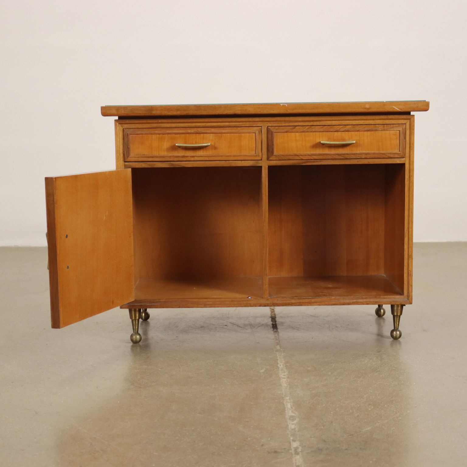 Cabinet Mahogany Italy 1950s photo for sale