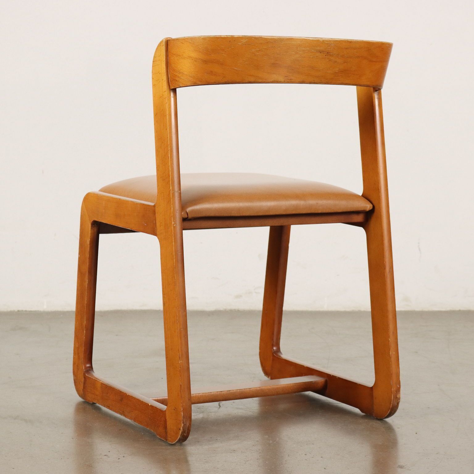 Vintage Chairs By Mario Sabot 1970s Painted Beech Wood Cloth photo vintage