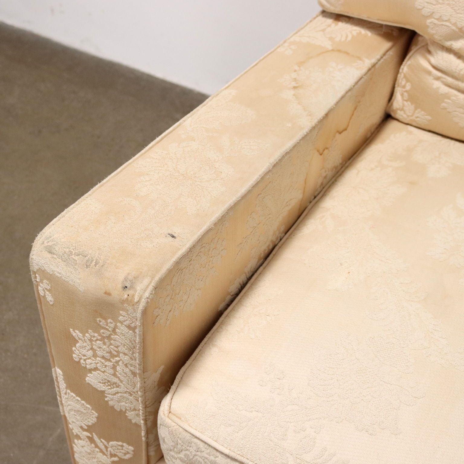 Vintage Armchairs Fabric Foam Design Italy 1950s photo Furniture