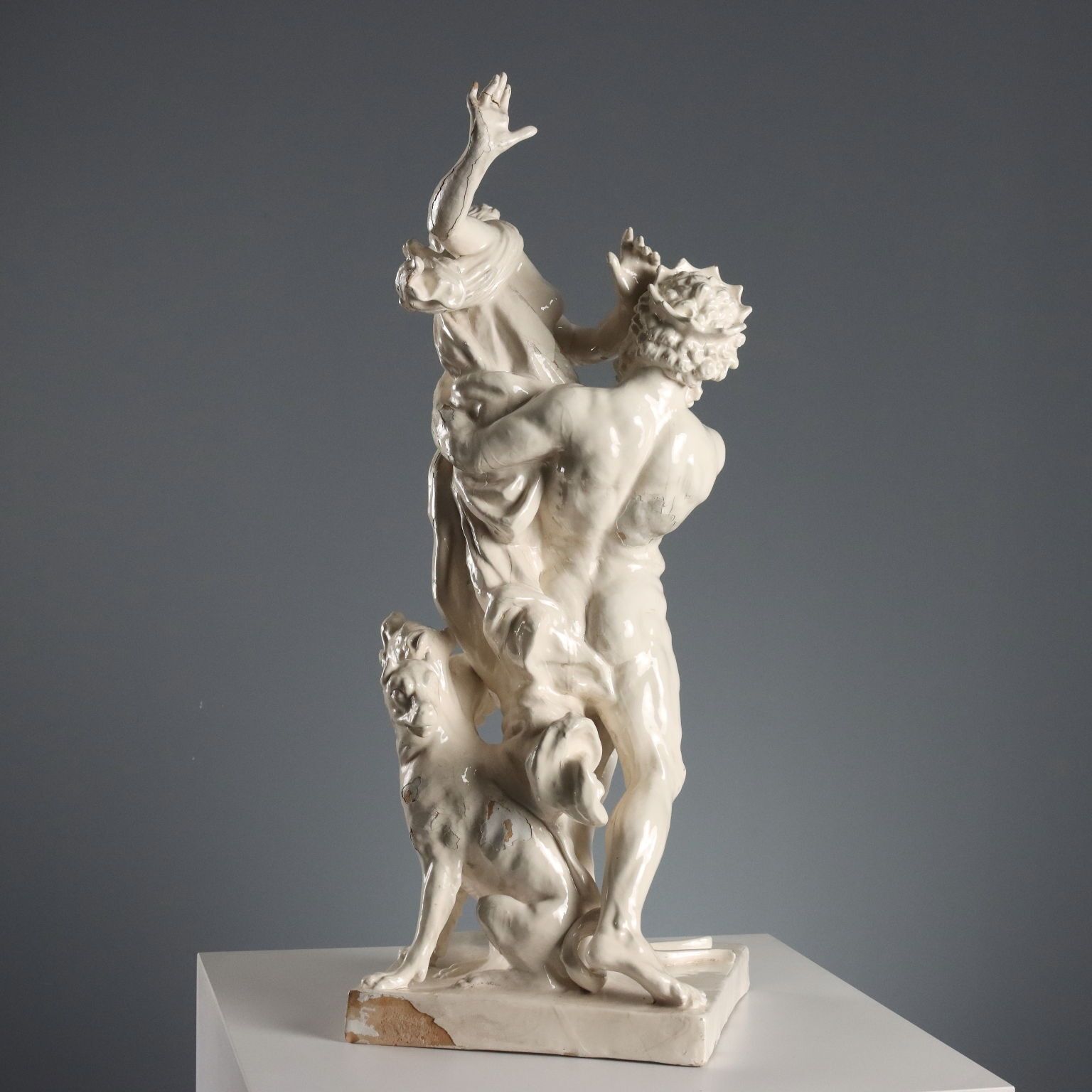 photo furniture The Rape Of Proserpina Antique Sculpture Terracotta XIX Century