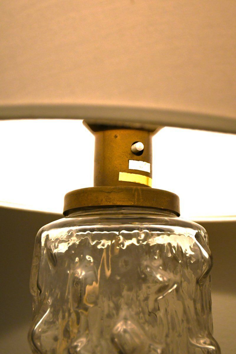 photo furniture Large Glass Table Lamps By Henrik Blomqvist For Tranås Stilarmatur, 1960s, Set Of 2