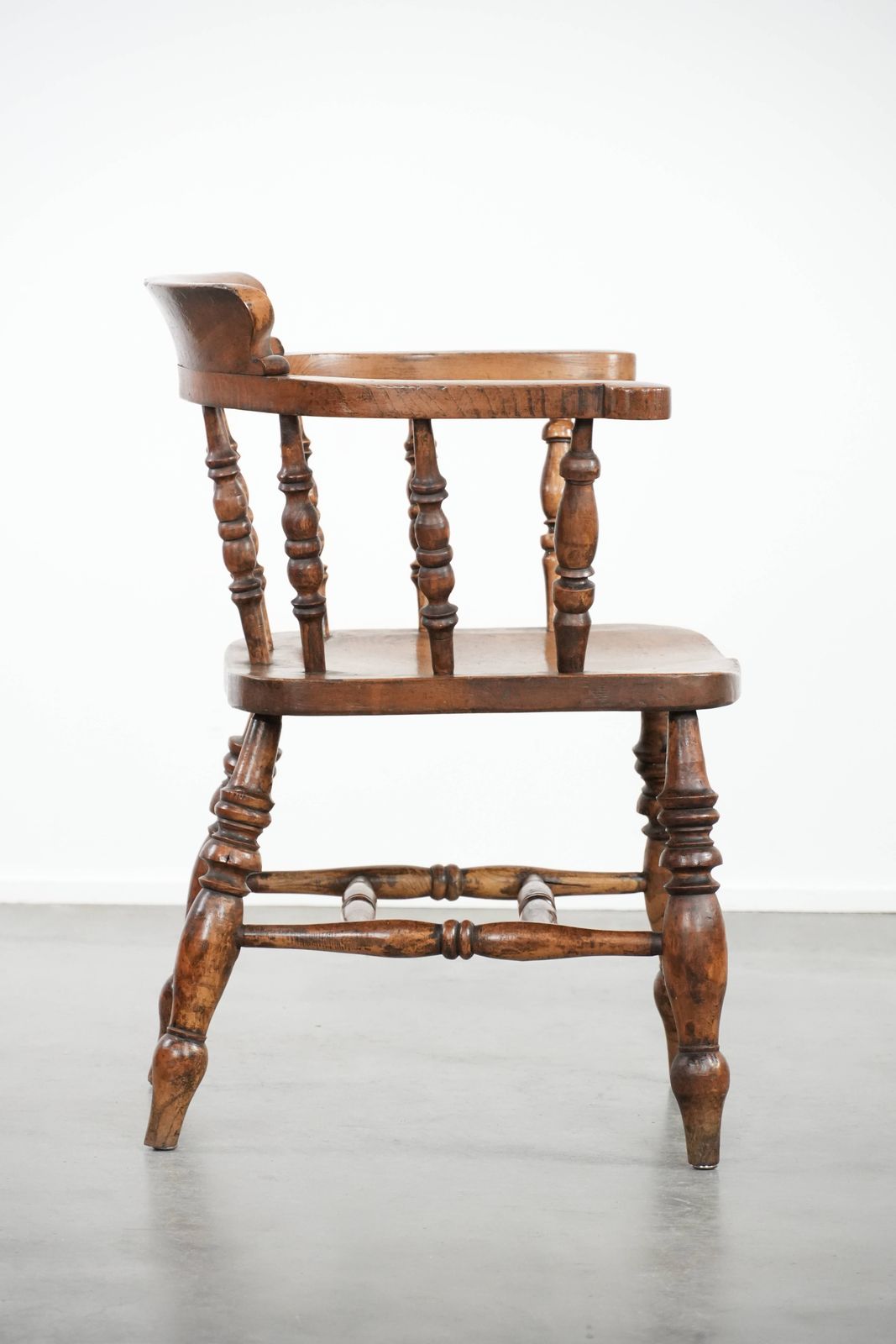 Antieke Engelse Captain Chair / Bijzetstoel / Bureaustoel Uit Het Begin Van De 19e Eeuw photo for sale
