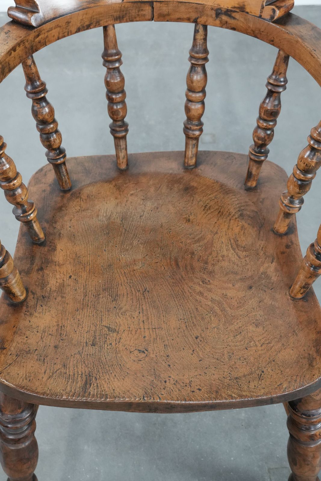 Antieke Engelse Captain Chair / Bijzetstoel / Bureaustoel Uit Het Begin Van De 19e Eeuw photo vinterior