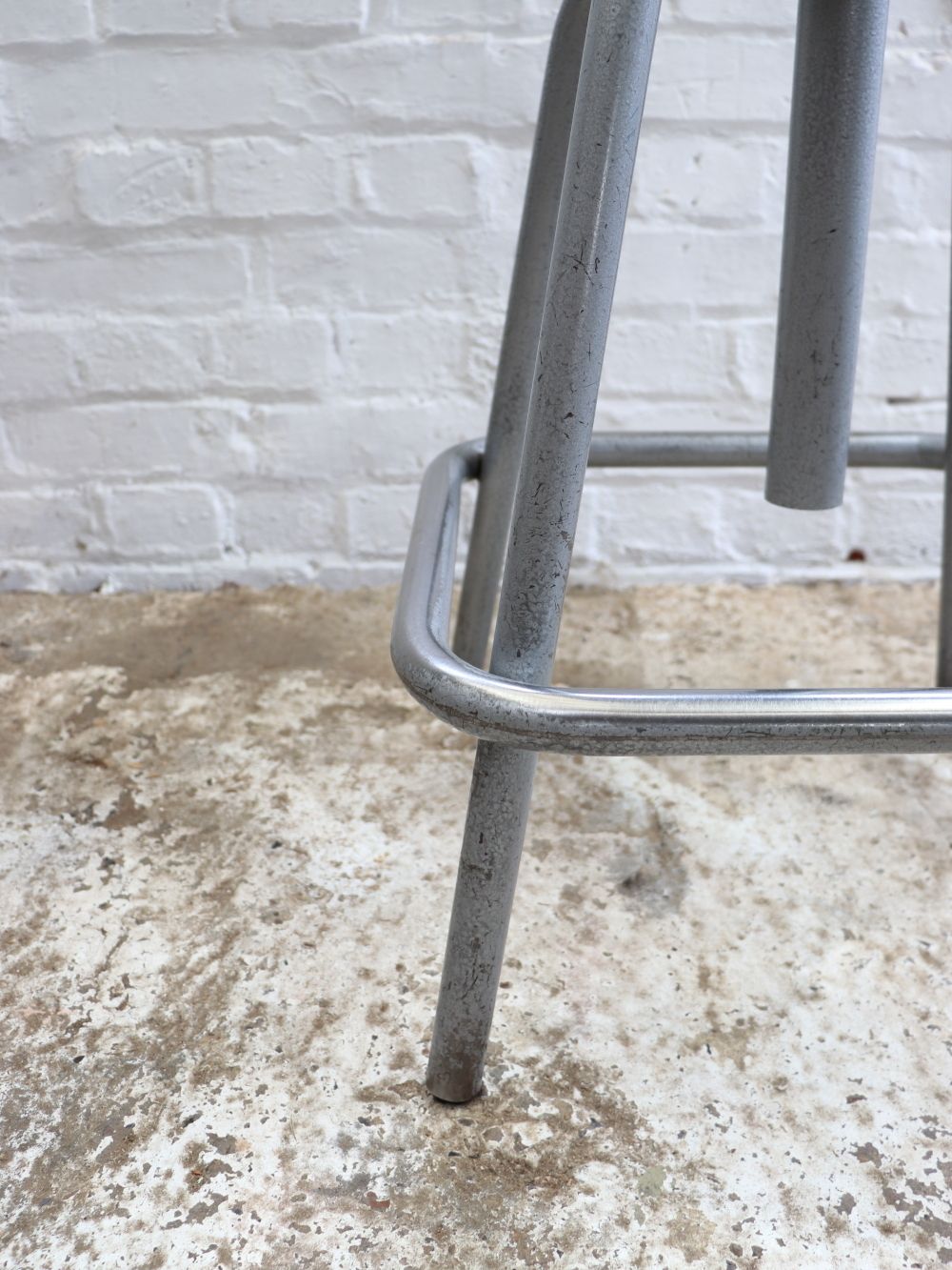 Lovely French L.Sautereau Industrial Swivel Stool photo Furniture