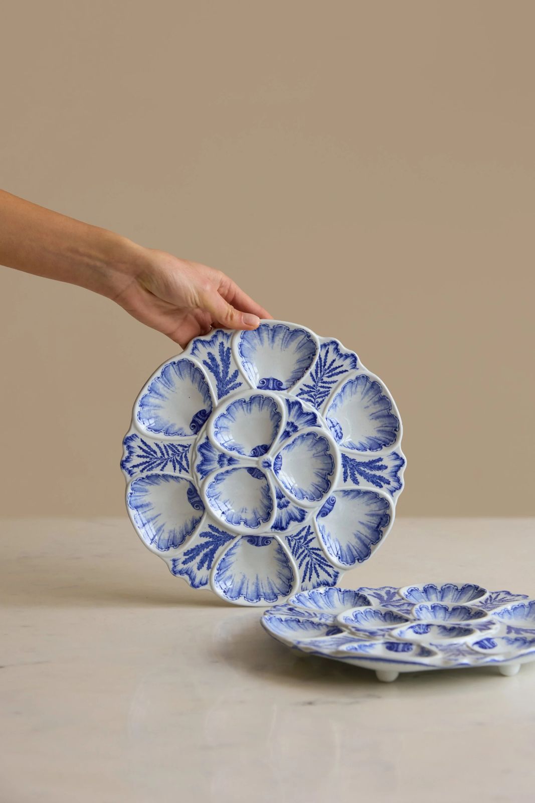 Rare French Oyster Plates, J. Vieillard & Cie Bordeaux photo Home Decor