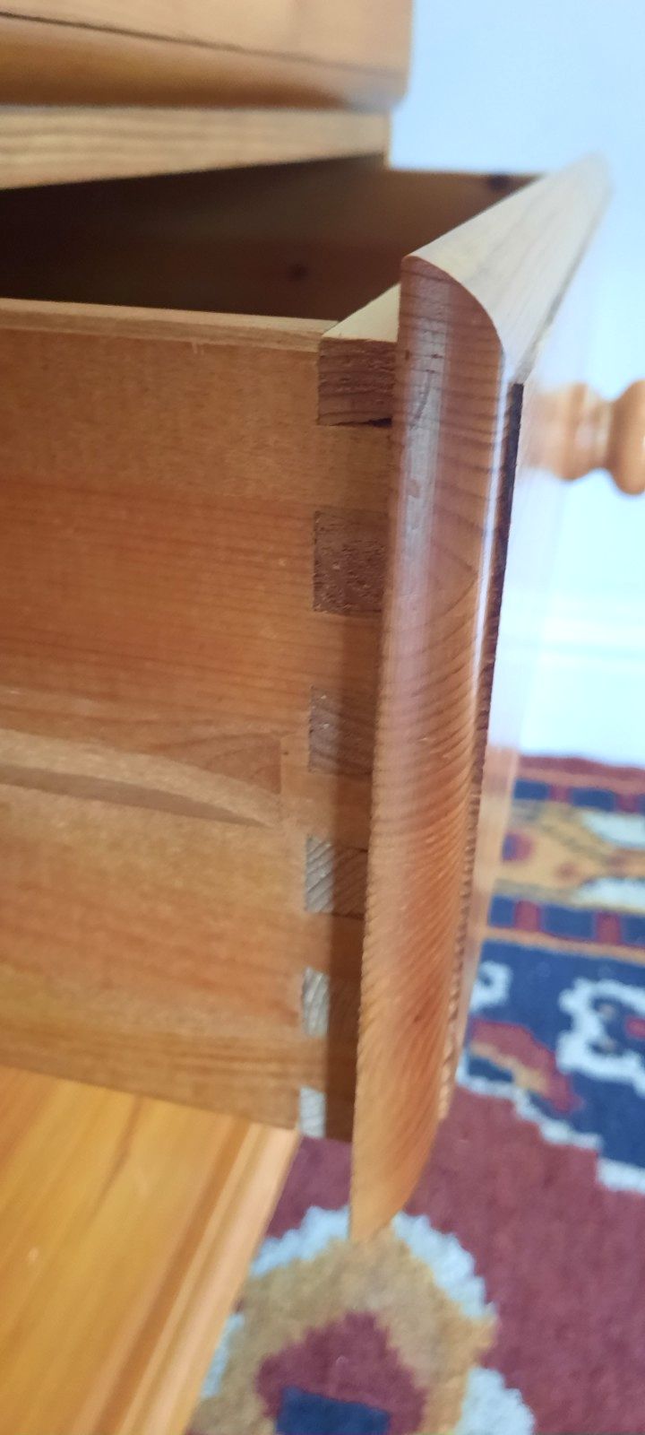 Furniture Vintage Pair Of Late 20th C. Pine Bedside Drawers photo