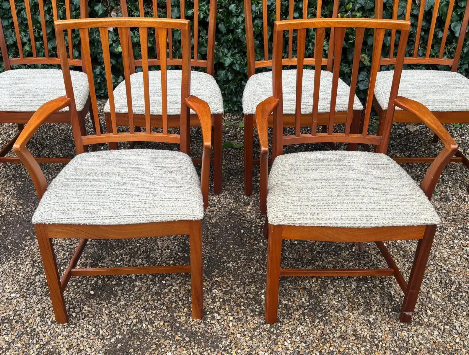 Set Of 6 Mid Century Teak Dining Chairs By McIntosh C.1970s photo Furniture