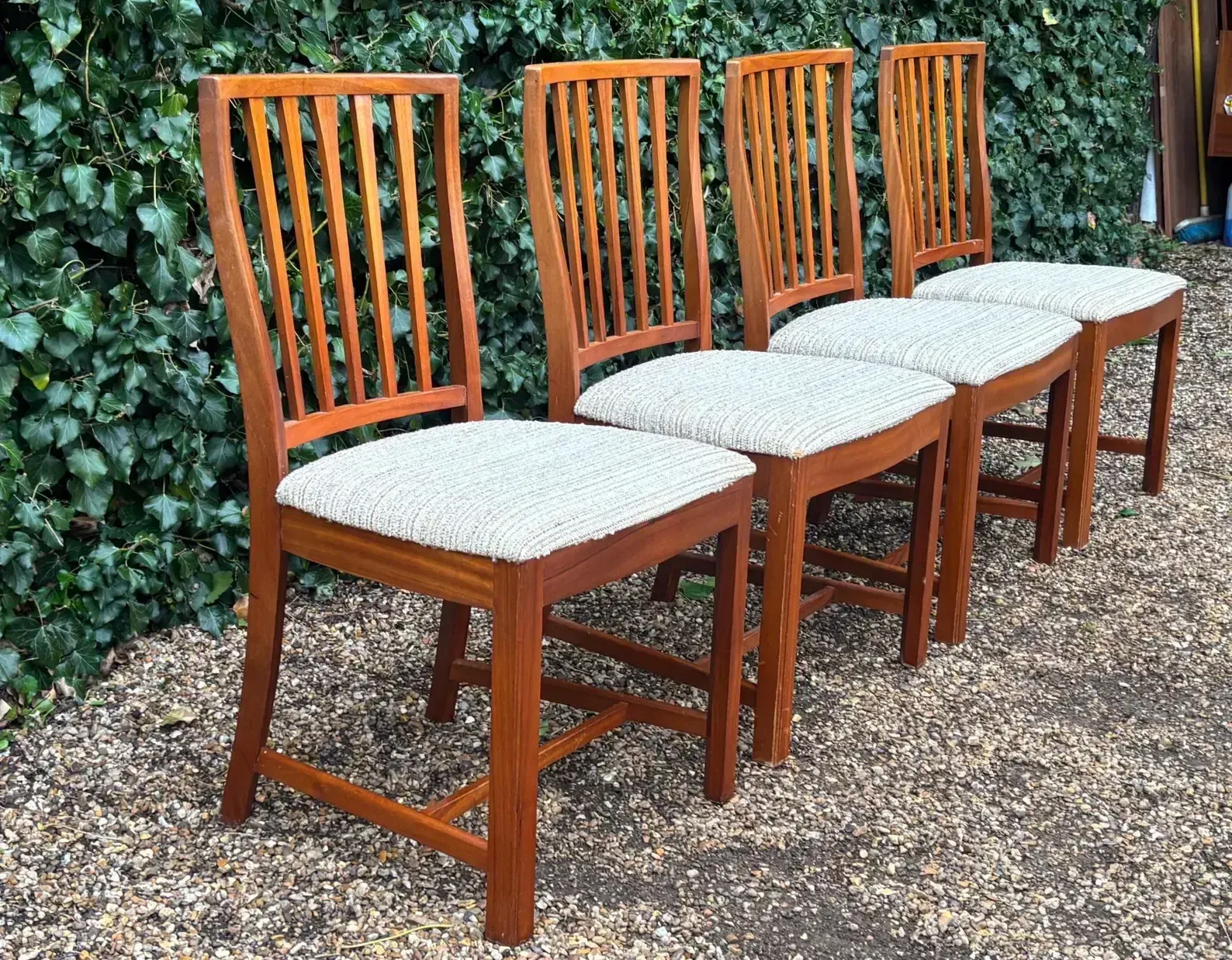 Set Of 6 Mid Century Teak Dining Chairs By McIntosh C.1970s photo 690.0