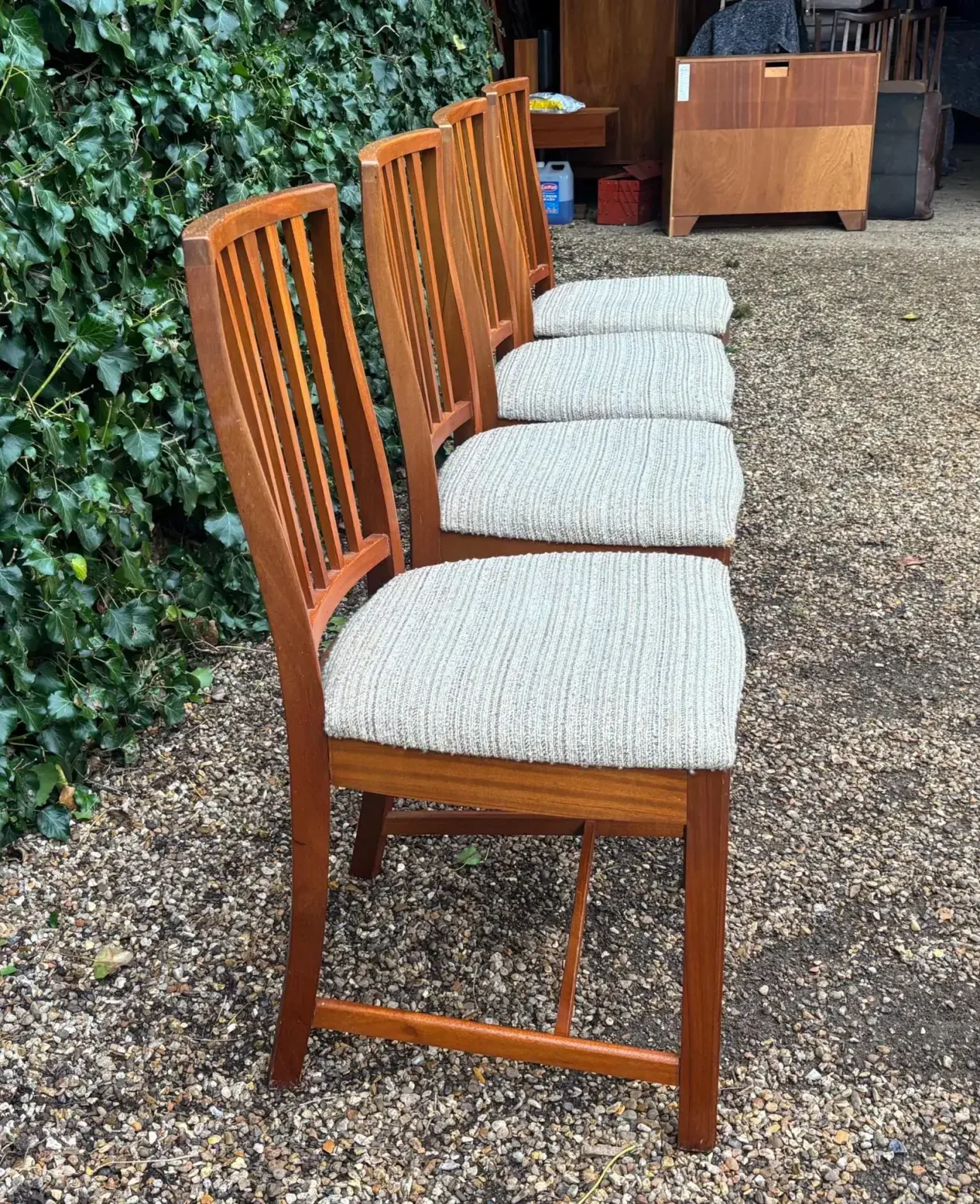 Set Of 6 Mid Century Teak Dining Chairs By McIntosh C.1970s photo vinterior