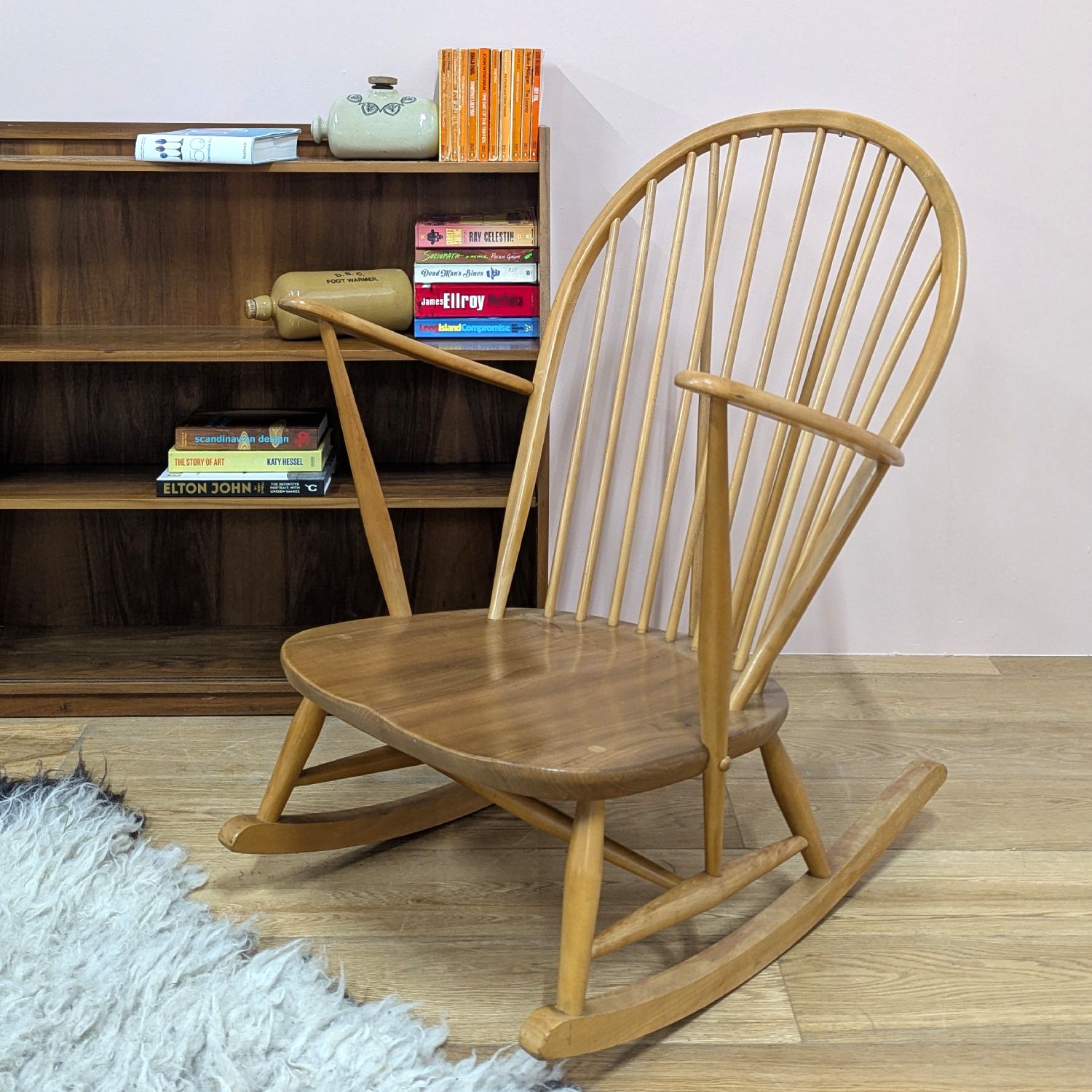Original Vintage 1960s Ercol ‘Grandfather’ Model 315 Rocking Chair