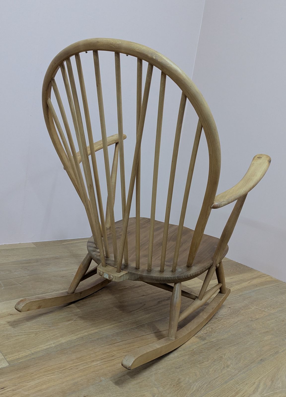 365.0 Original Vintage 1960s Ercol ‘Grandfather’ Model 315 Rocking Chair photo