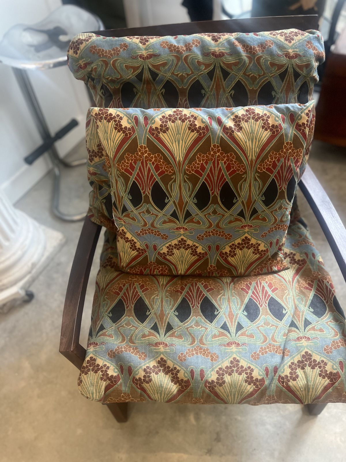 Danish Rosewood Open Frame Capella Style Easy Chairs photo buy