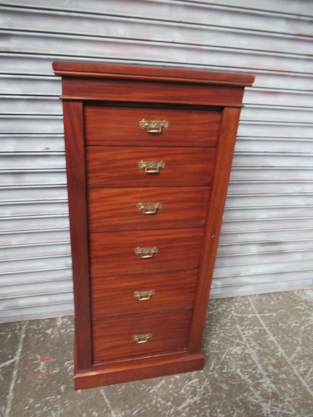 Victorian Period Mahogany Wellington   Chest Of Drawers photo vinterior
