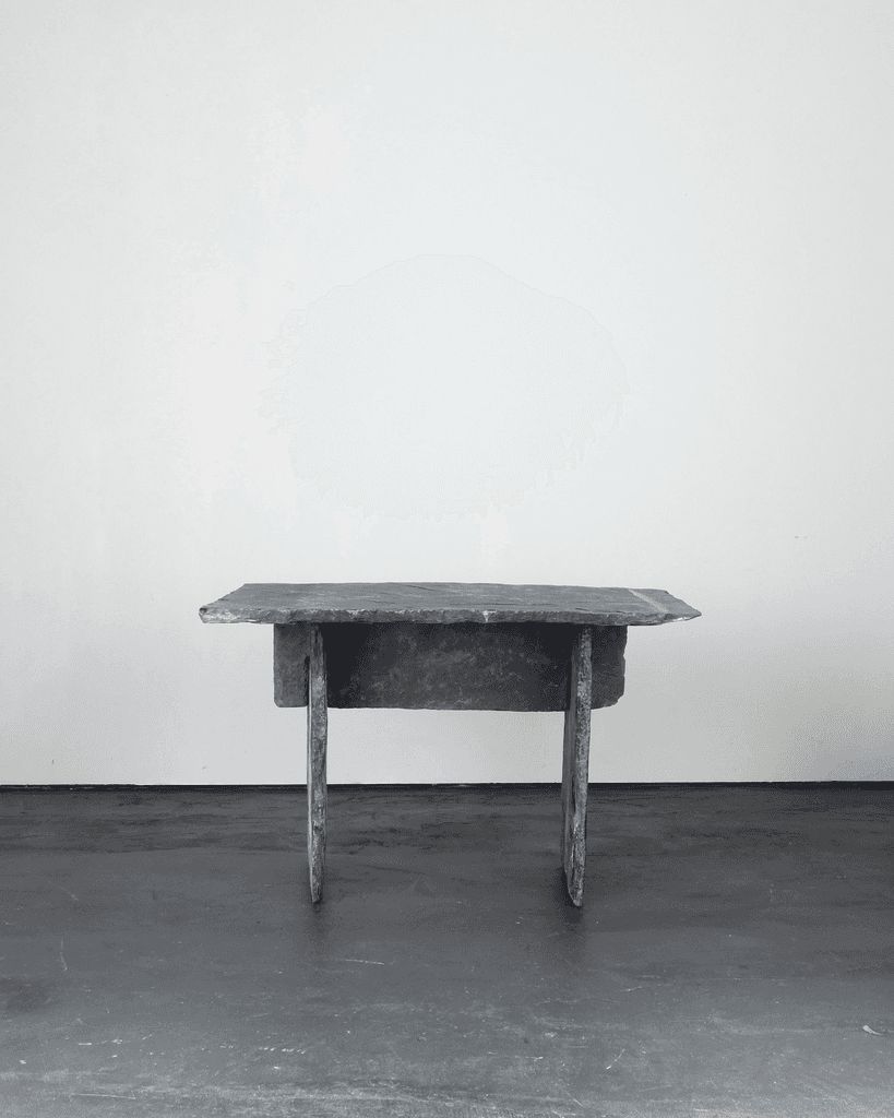 Early 20th C. French Rivern Slate Table/Desk. photo buy