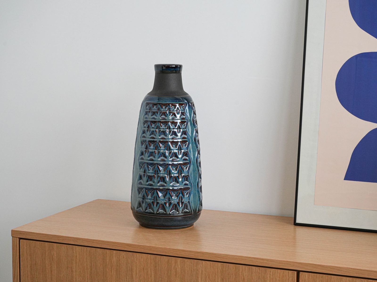 Ceramic Vase, Danish Design, 1960s, Designer: Einar Johansen, Manufacturer: Søholm photo furniture