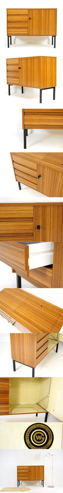 Retro Vintage Hifi Stereo Sideboard Tv Stand Cabinet 70s Teak Mid Century Danish photo furniture