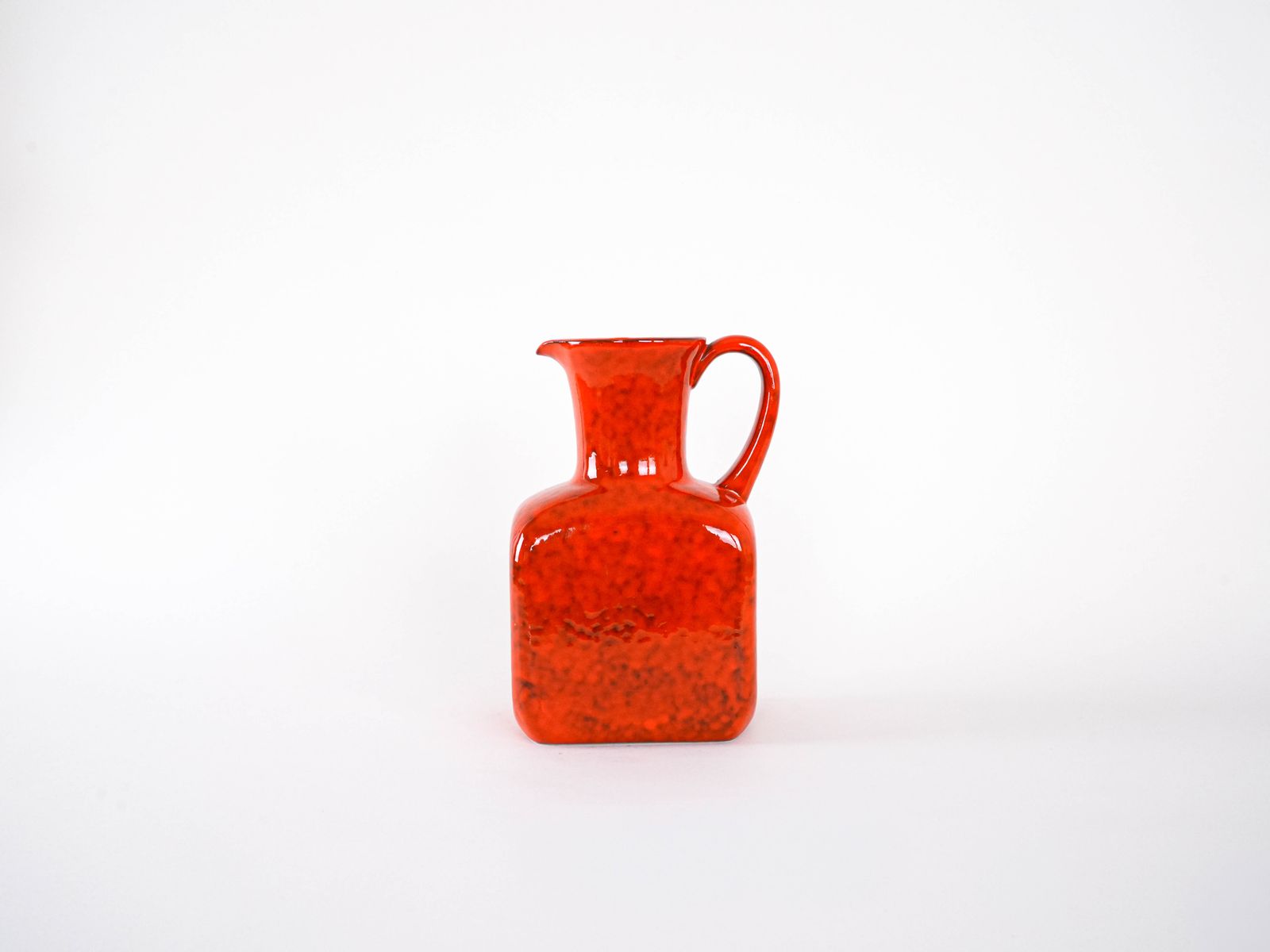 Red Ceramic Vase, Italian Design, 1960s, Made In Italy photo Home Decor