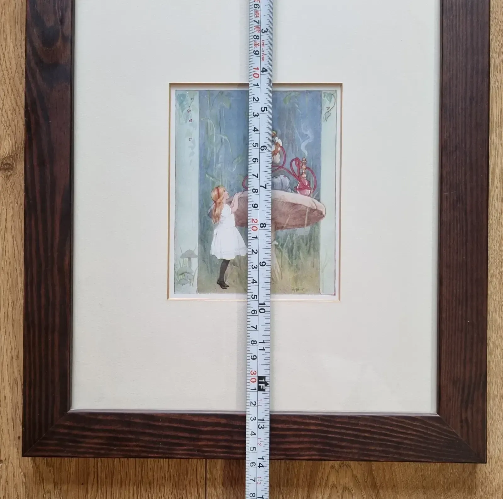 Art Set Of 5 Margaret Tarrant Alice In Wonderland Prints Professionally Framed photo