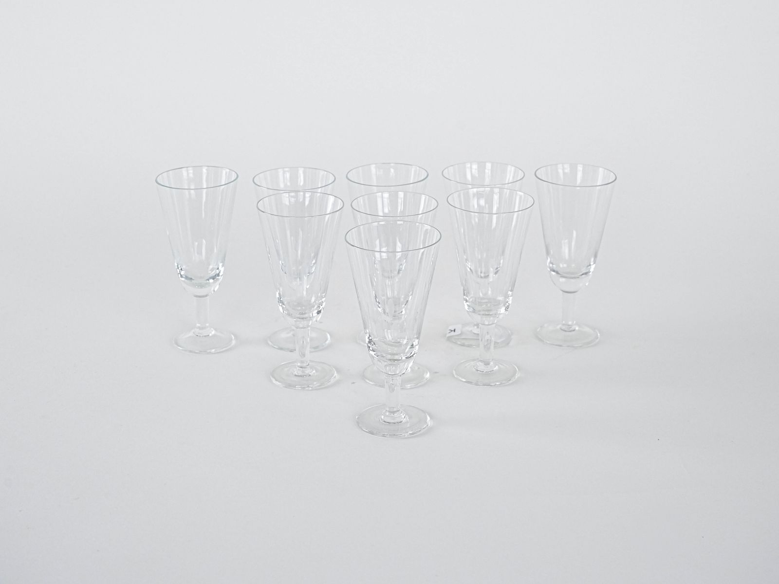 Set Of Crystal Glasses, Danish Design, 1970s, Manufactured In Denmark photo Home Decor