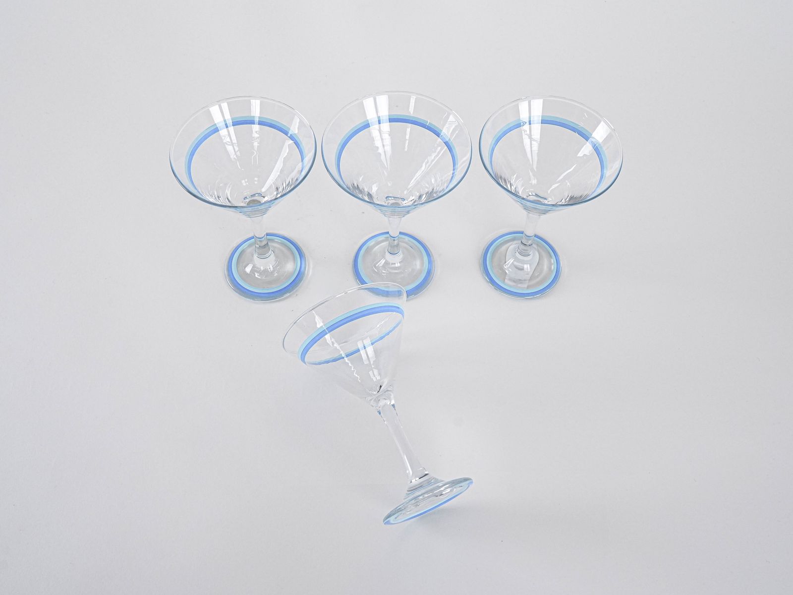 Set Of Martini Glasses, Danish Design, 1970s, Manufactured In Denmark photo vinterior