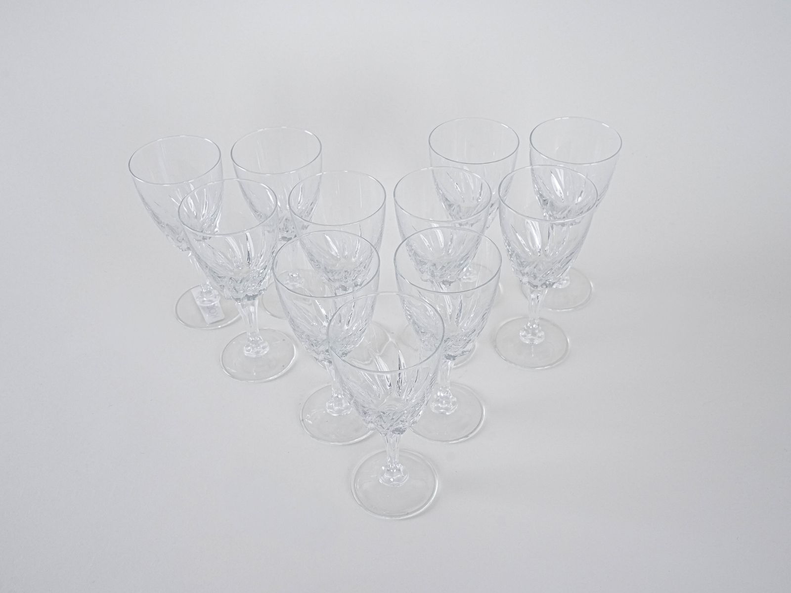 Set Of Crystal Glasses, Danish Design, 1970s, Manufactured In Denmark photo 289.0
