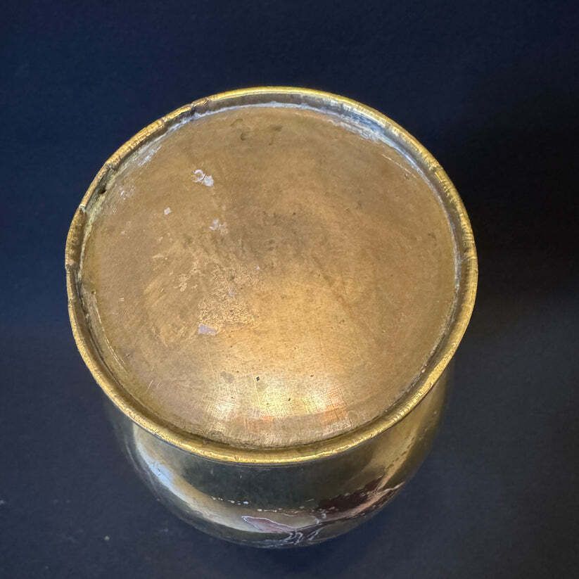 photo furniture Antique Early 1900s Japanese Meiji Mixed Metal Bronze Large Vase