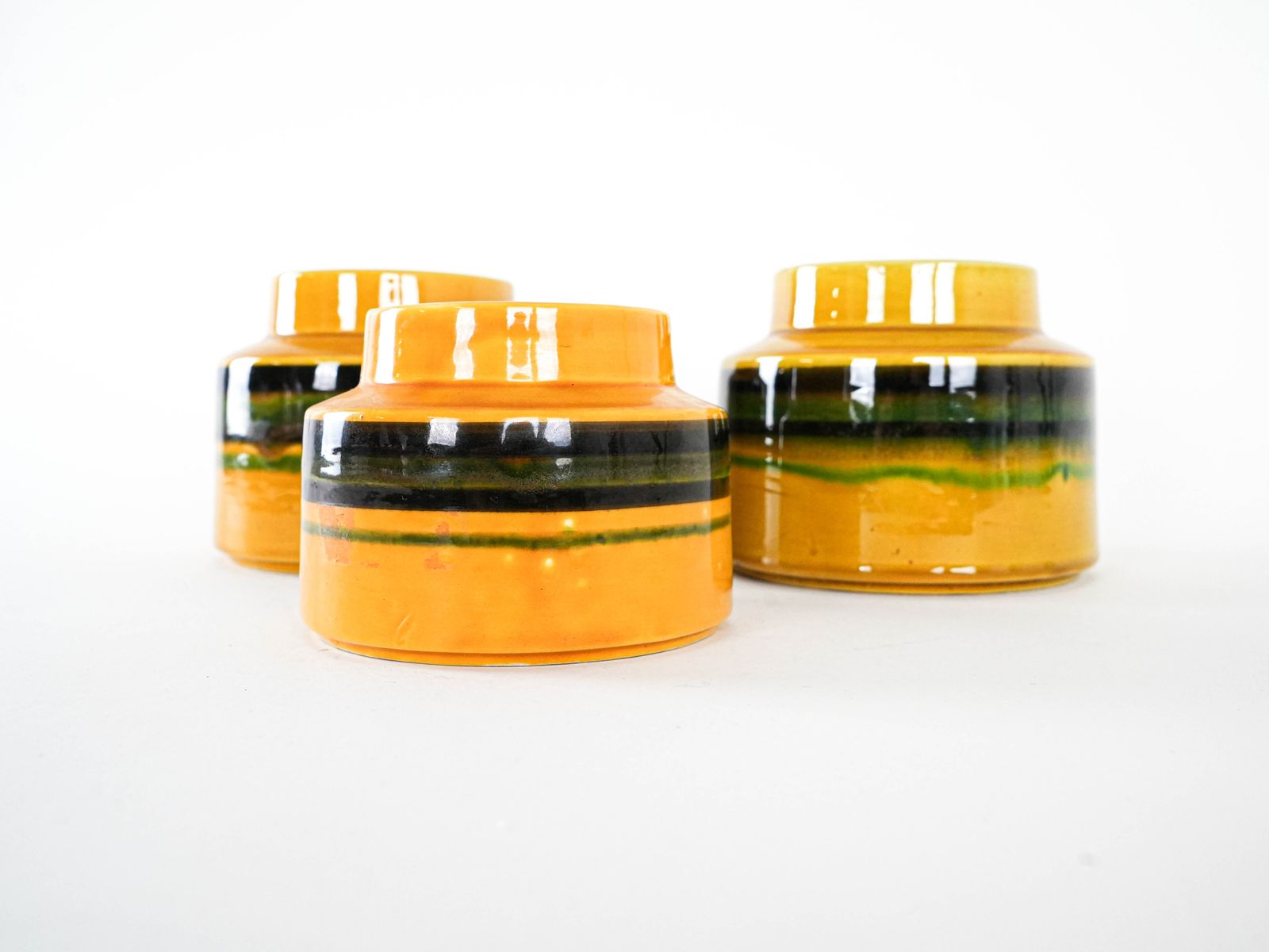 Set Of Ceramic Vases, Italian Design, 1960s, Manufactured In Italy photo buy