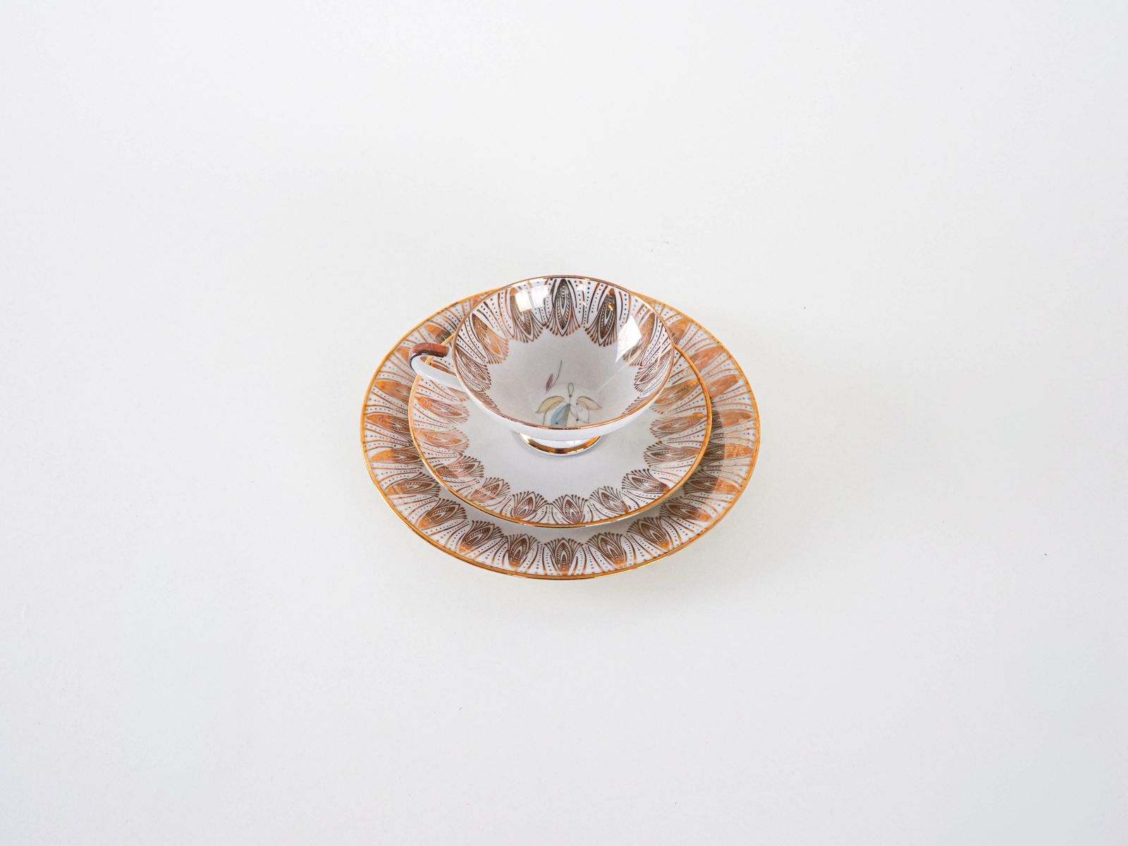 Porcelain Cup, German Design, 1970s, Manufactured By Bavaria Elfenbein Porzellan photo 249.0