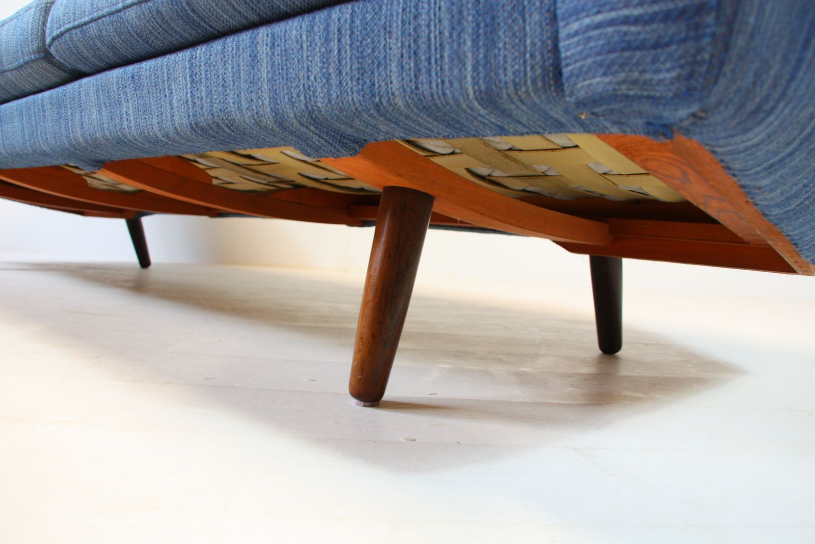 Danish Mid Century Modern 3 Seater Sofa By Amager Bolighus   Rosewood C.1960 photo Furniture