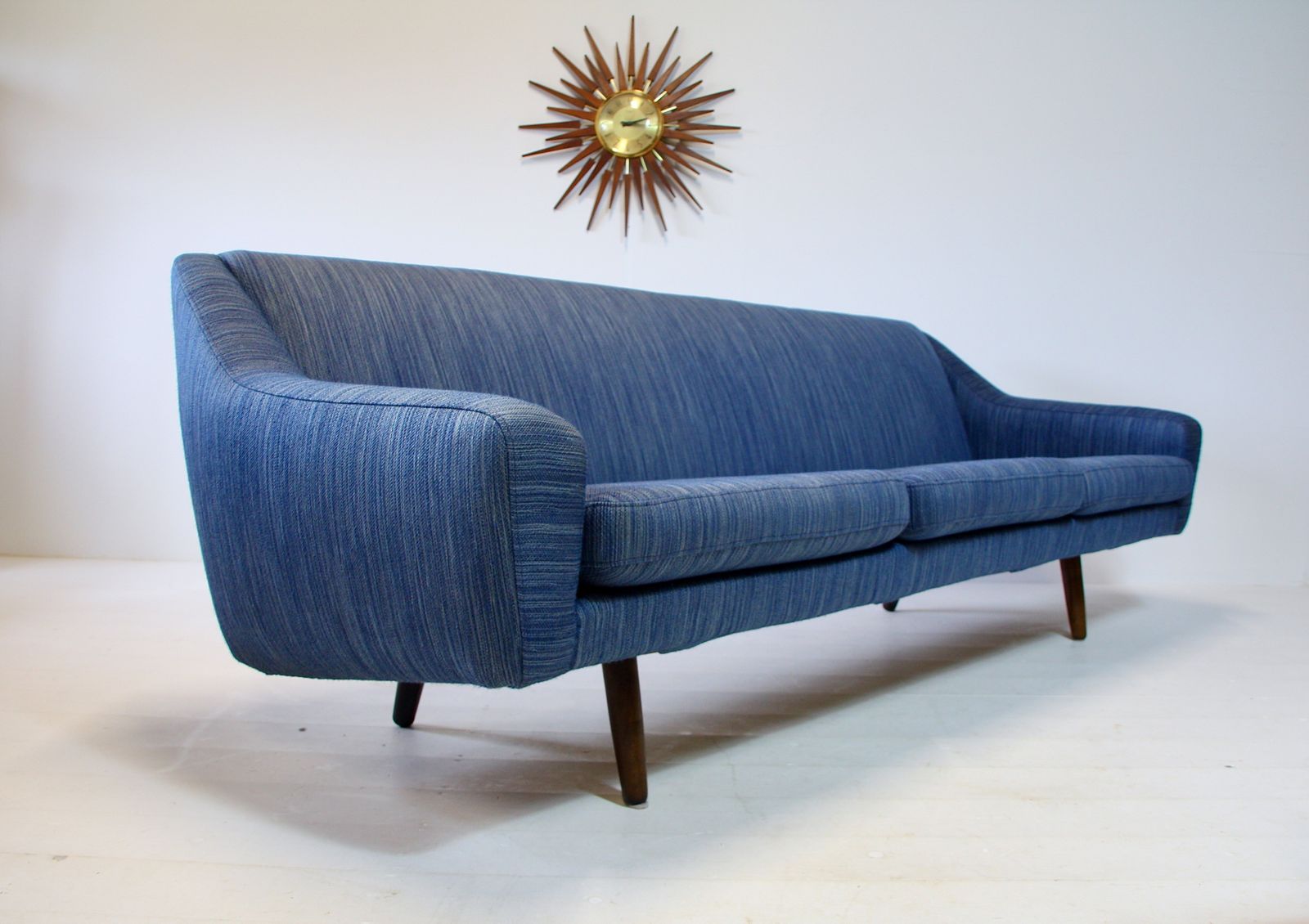 photo furniture Danish Mid Century Modern 3 Seater Sofa By Amager Bolighus   Rosewood C.1960