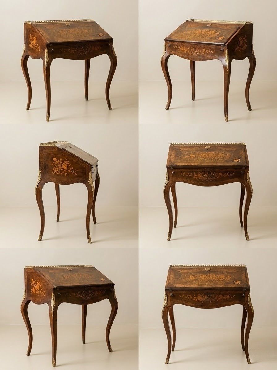 Antique French Ladies Writing Desk – Bureau De Dame C.1860, 19th Century