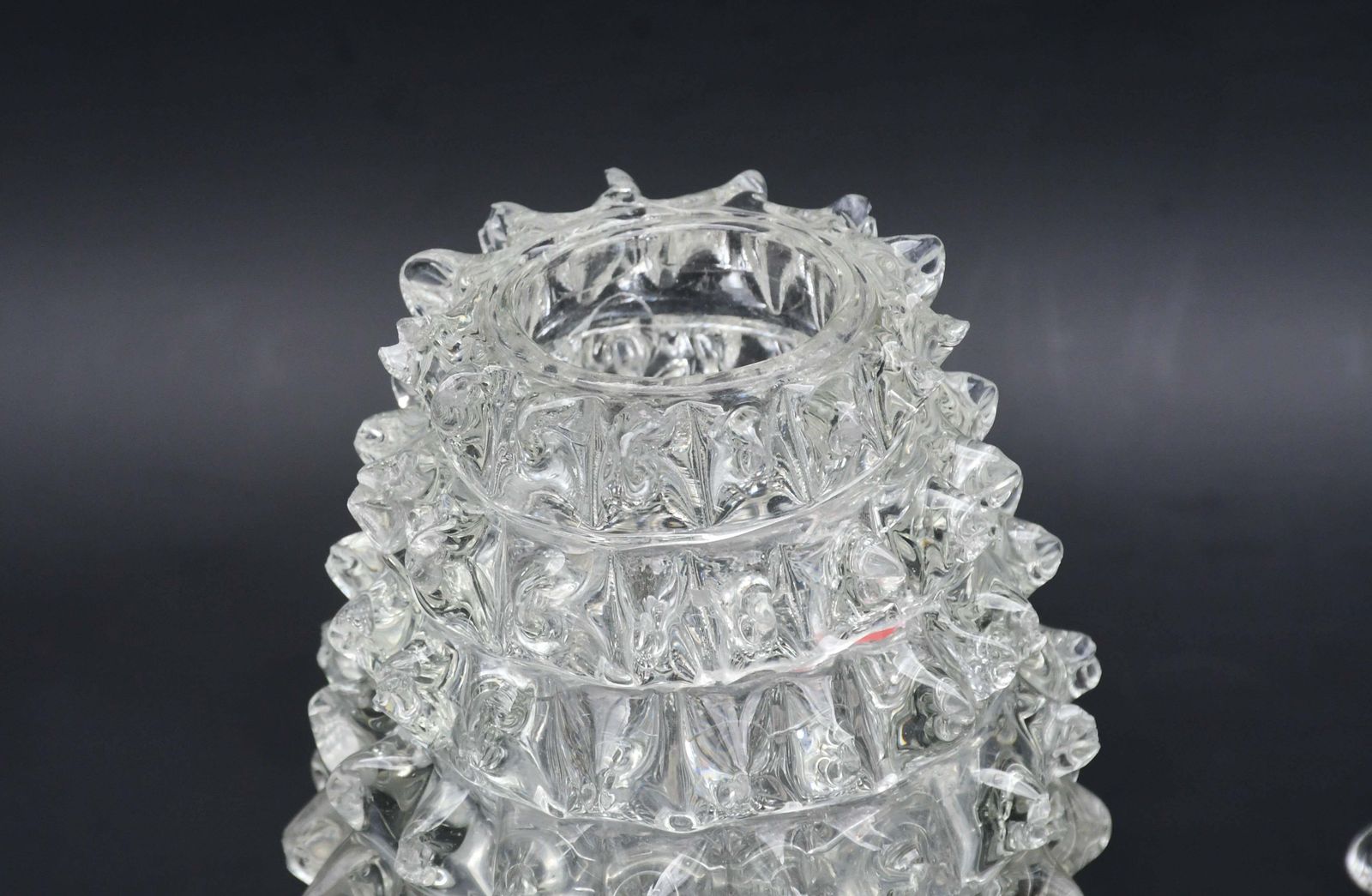 Set Of 2 Ercole Barovier Rostrato Murano Italian Glass Vase For Barovier & Toso photo 1189.0