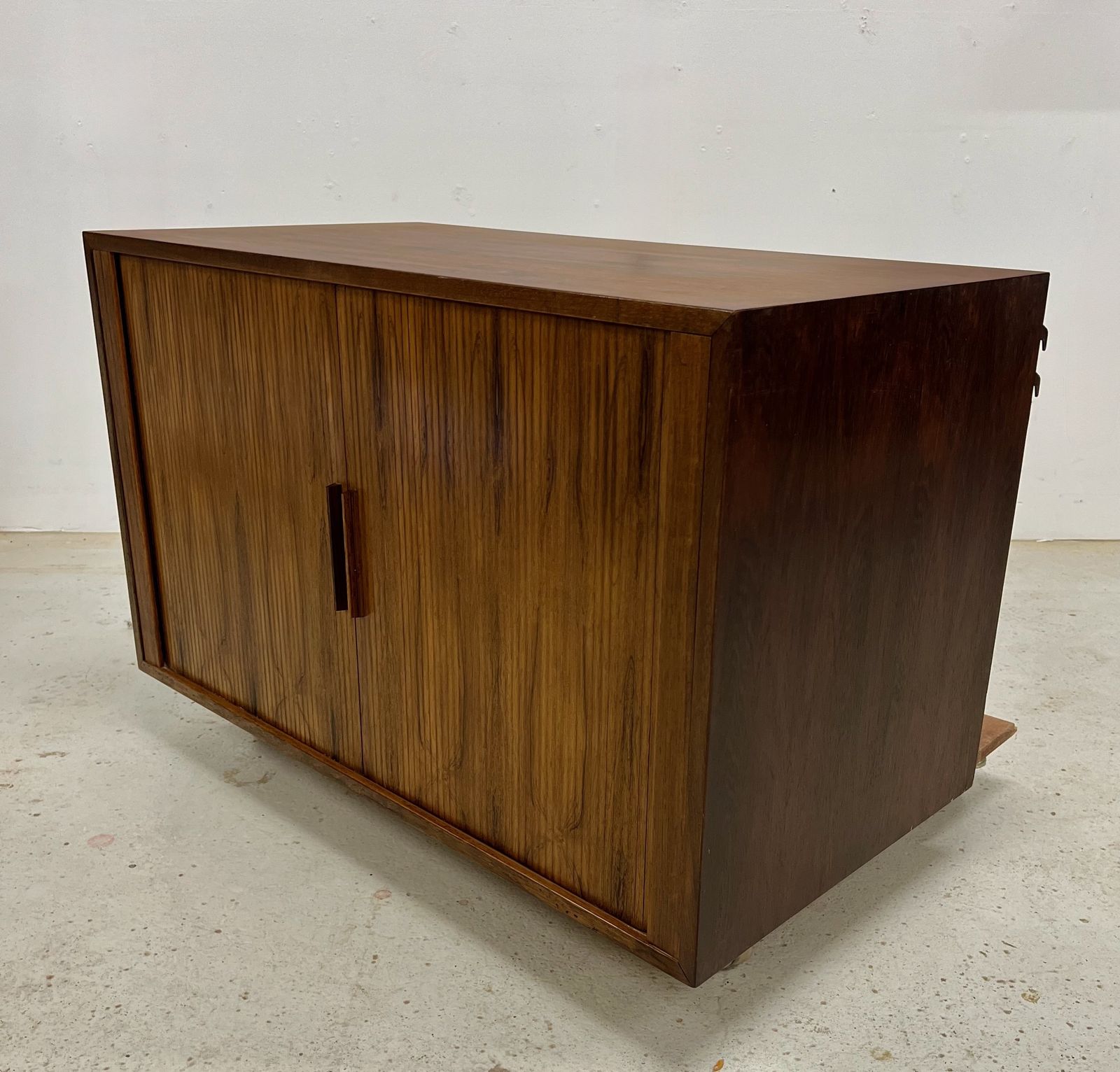 Rosewood Tambour Cabinet By Kai Kristiansen For Feldballes photo Furniture