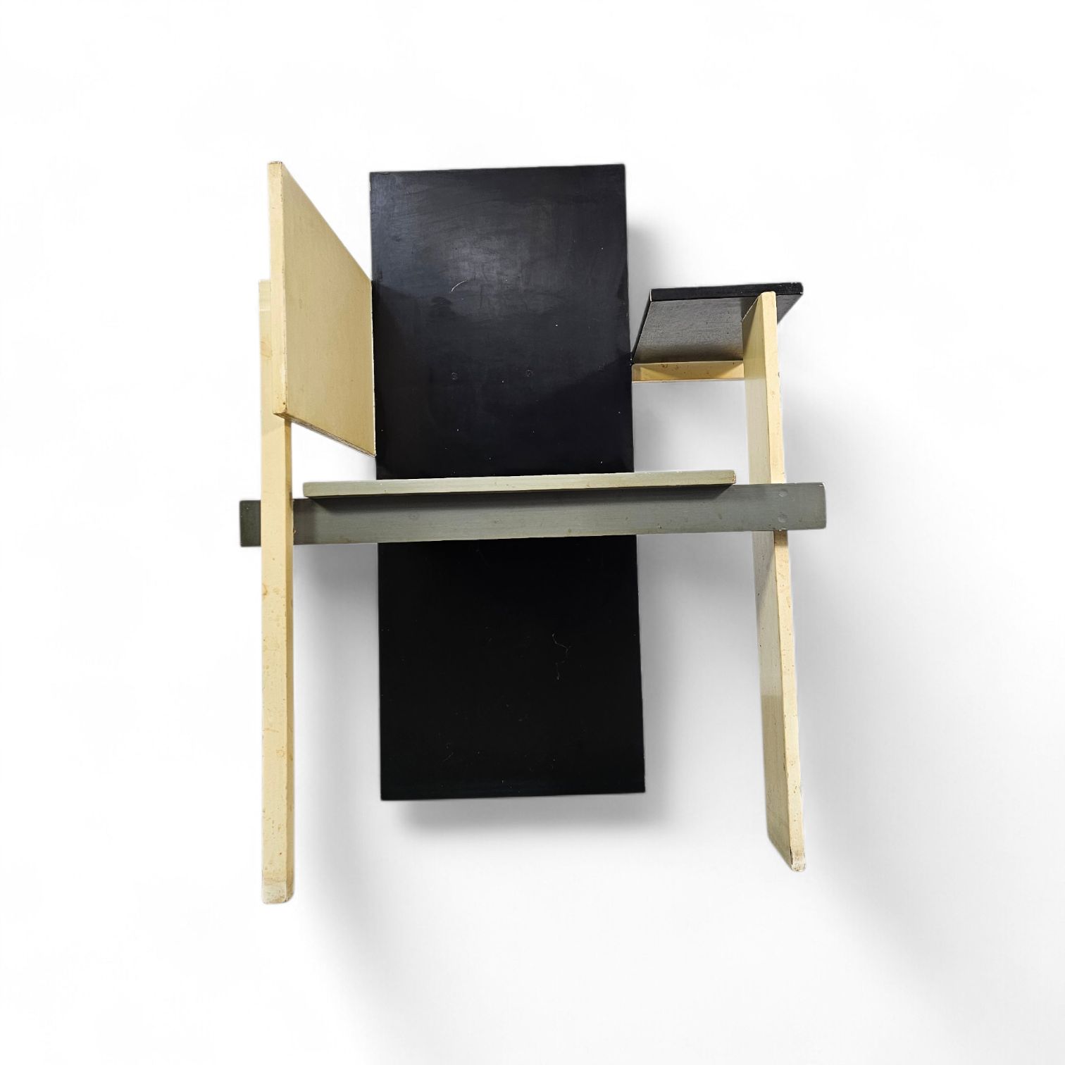 photo vintage Old Berlin Chair / Berlijnse Stoel / Gerrit Rietveld / Signs Of Repair ( 2 Screws )