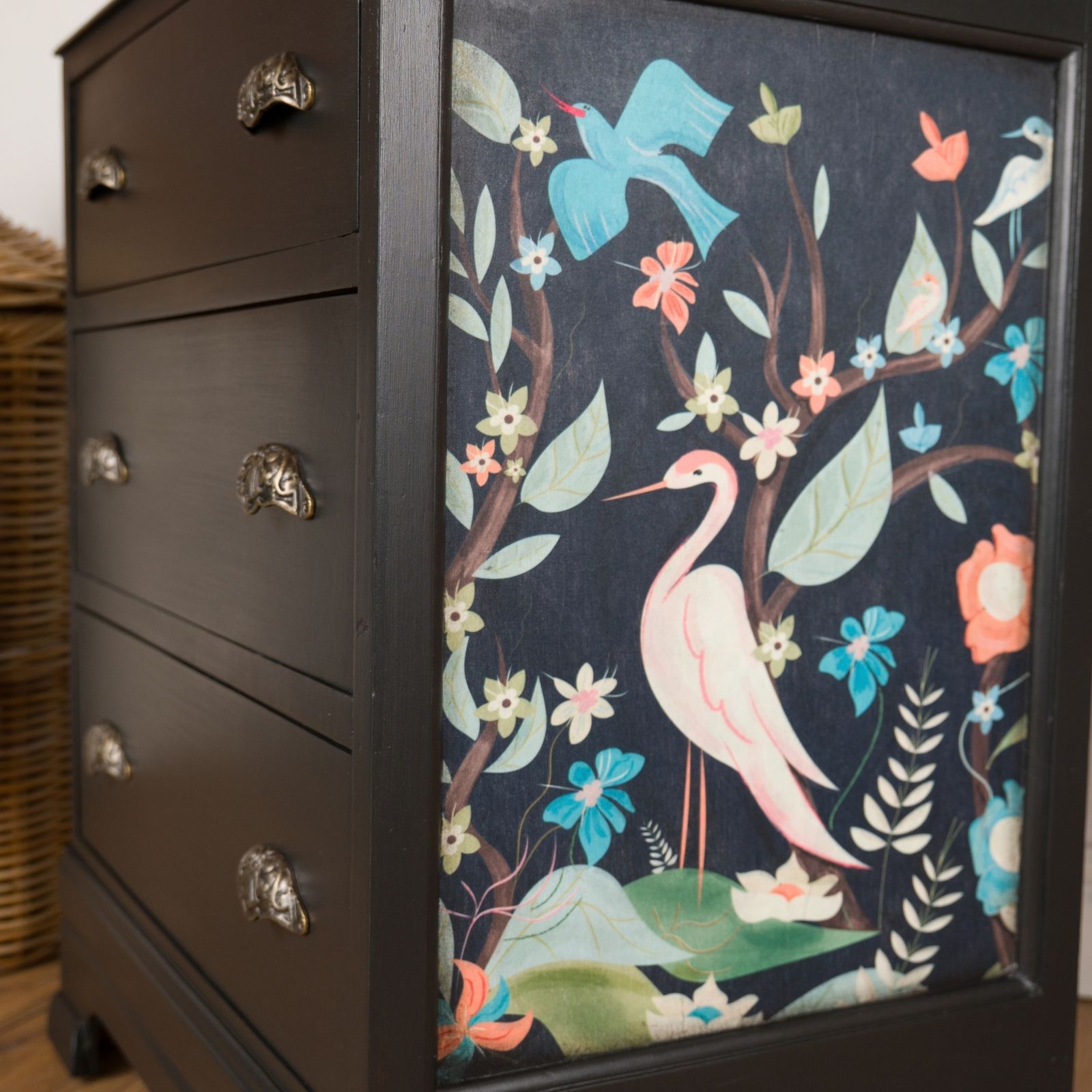 Upcycled Oak Chest Of Drawers, 1930s photo for sale