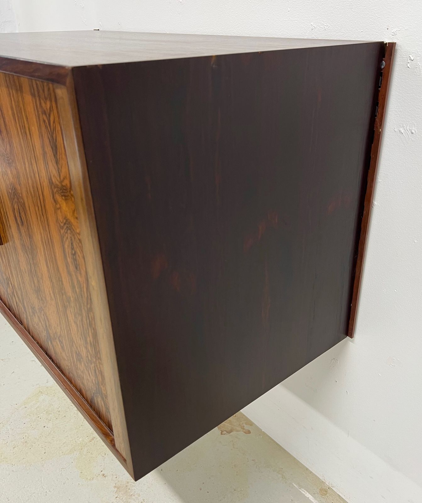 Furniture Rosewood Tambour Cabinet By Kai Kristiansen For Feldballes photo