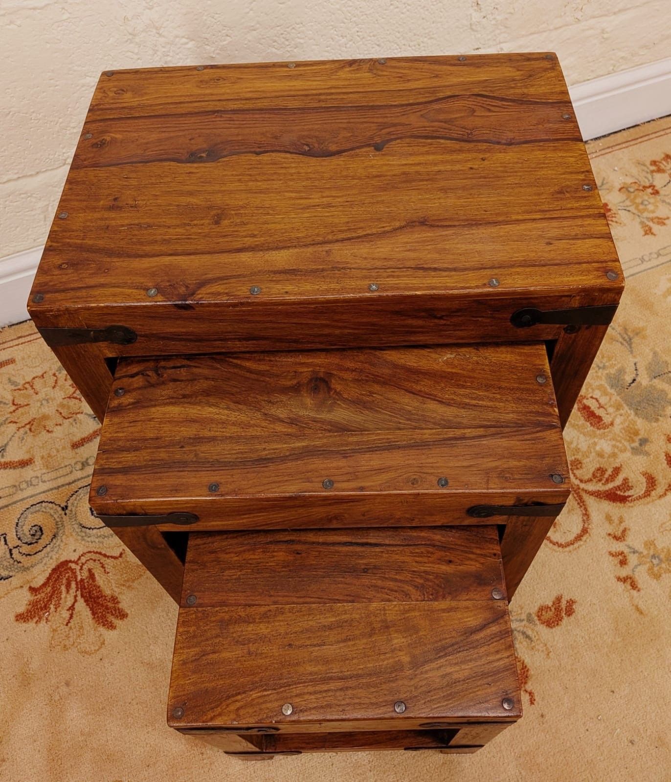 Indian Hardwood Nest Of Tables photo Furniture
