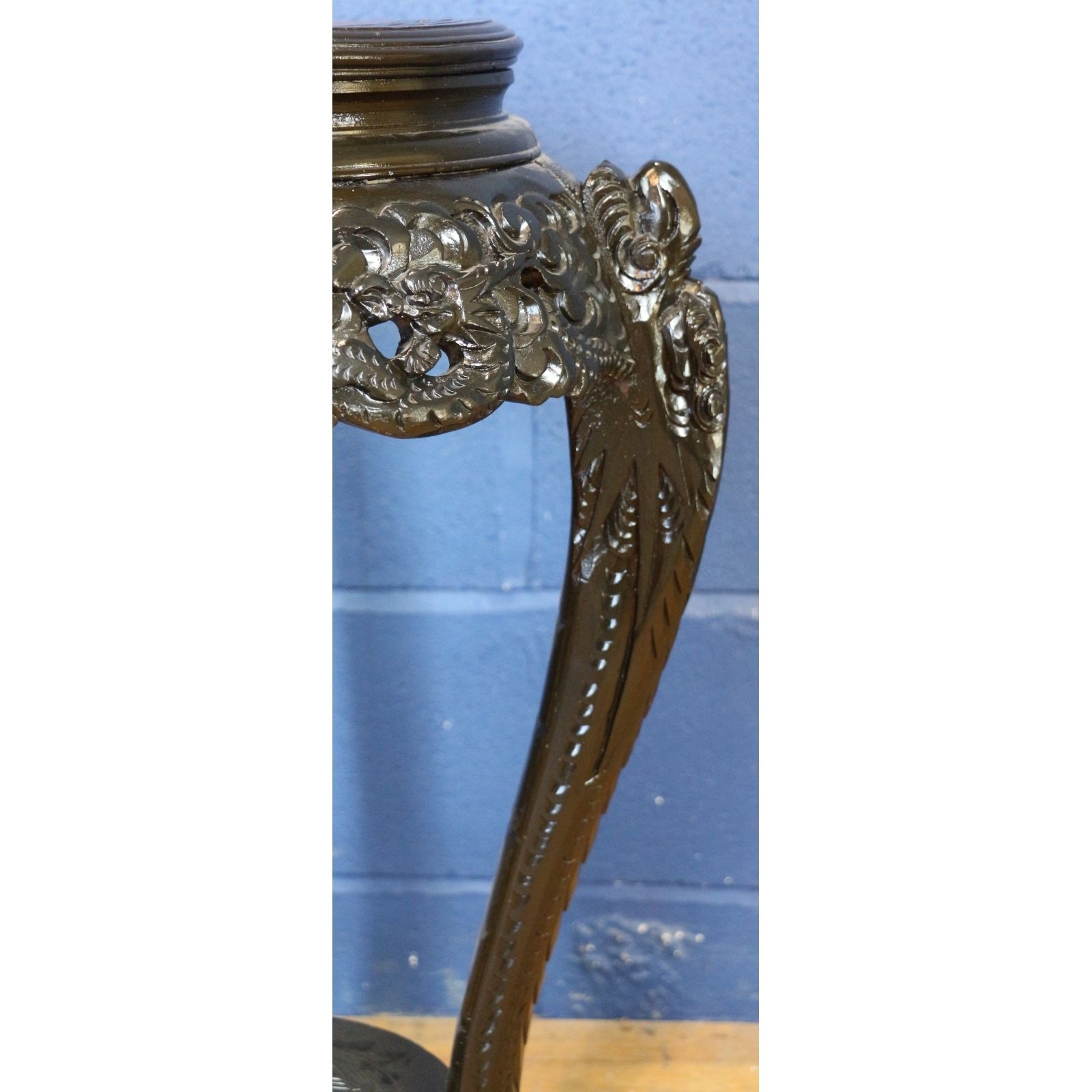 An Early C20th Chinese Carved Hardwood Plant Stand photo 235.0
