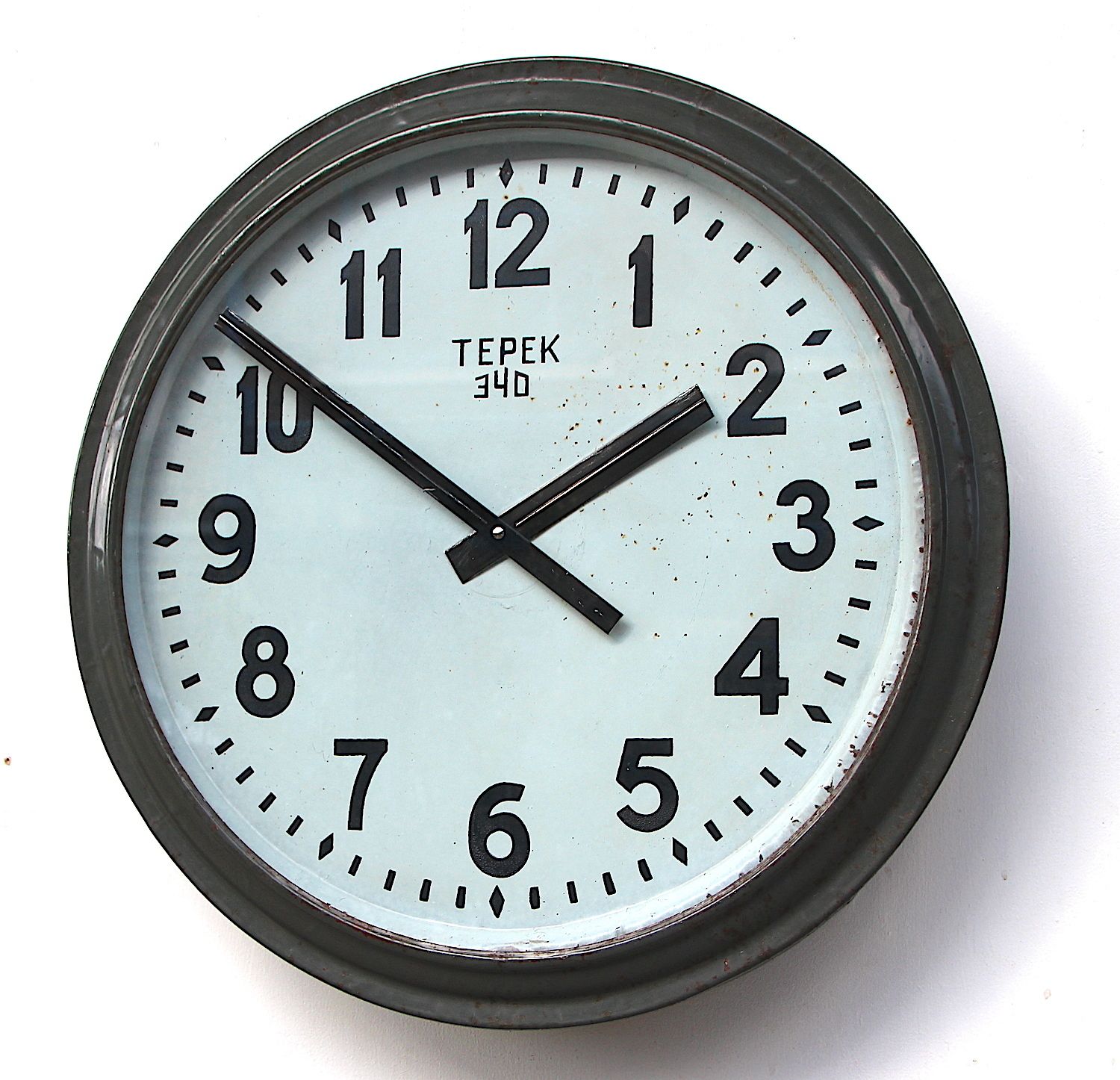 Large 55cm Russian Vintage Factory Wall Clock. Fully Guaranteed. London Timepiece photo furniture