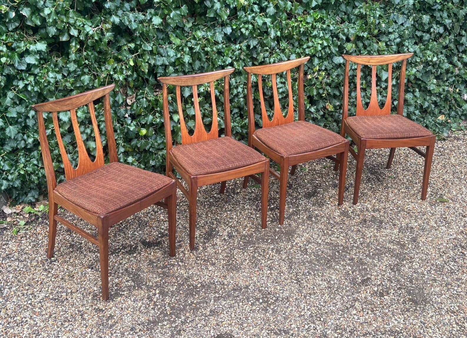 Vintage 1960’s G Plan Brasilia Teak Dining Chairs photo for sale