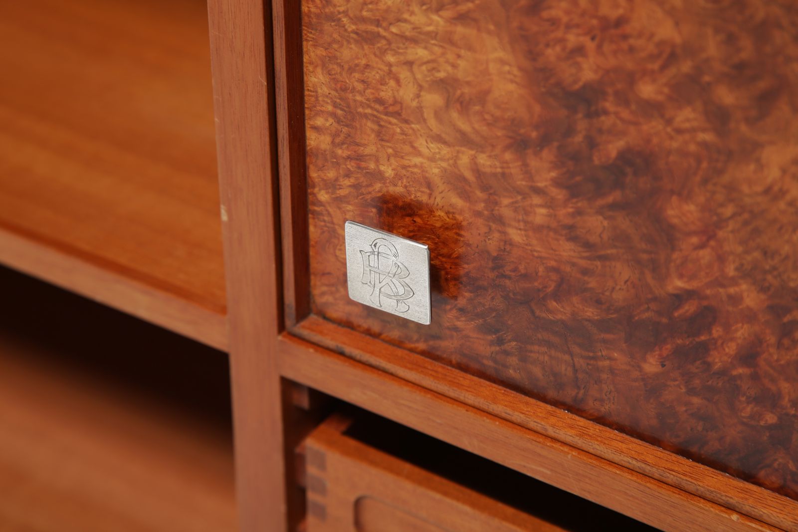 2795.0 Rosewood Drinks Cabinet: Swedish Mid Century, Bookmatched Rosewood, Sweden, 1960s photo