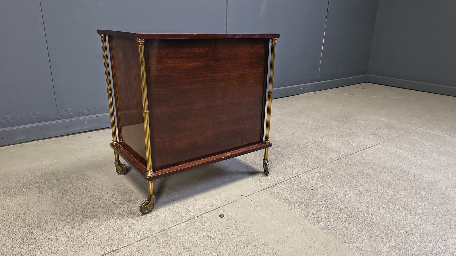Mid Century Modern French Bar Cabinet, 1960s photo 650.0