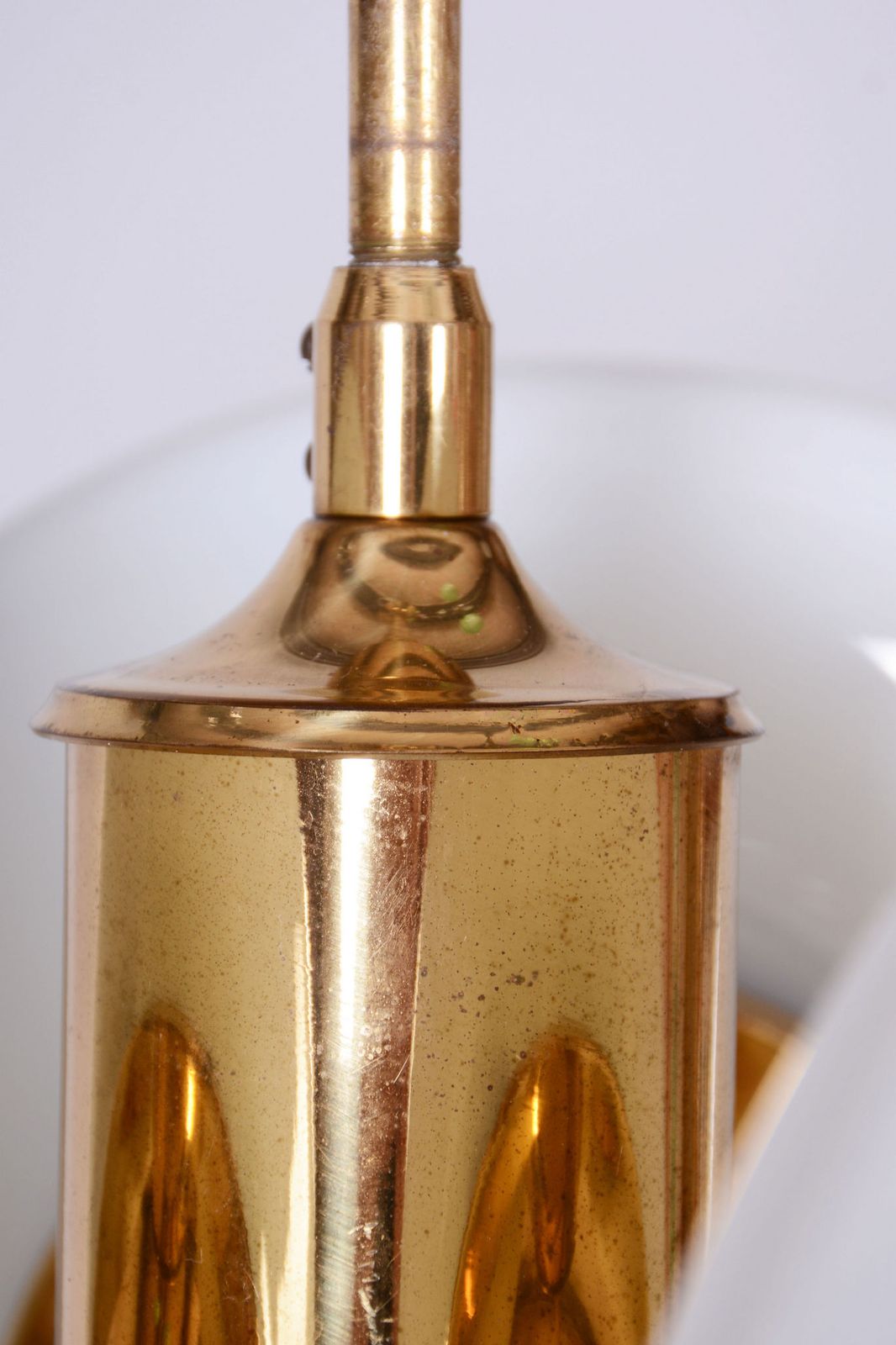 Restored Mid Century Chandelier, By Kamenický šenov, Brass, Glass, Czech, 1960s photo buy